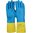 Heveaprene Chemikalien-schutzhandschuh, gelb / blau, 30 cm, Latex/Neopren